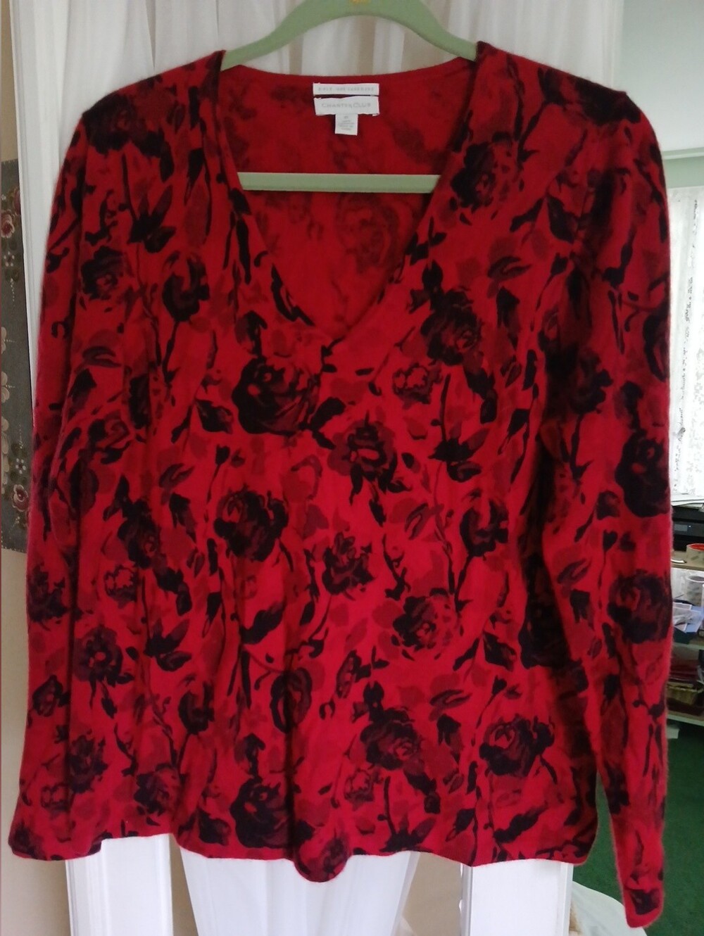 Charter Club VNeck 2 Ply Cashmere Sweater XL